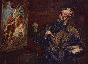 Honore Daumier Der Maler oil painting artist